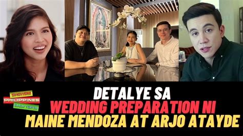 Wedding Preparation Ni Maine Mendoza At Arjo Atayde Youtube