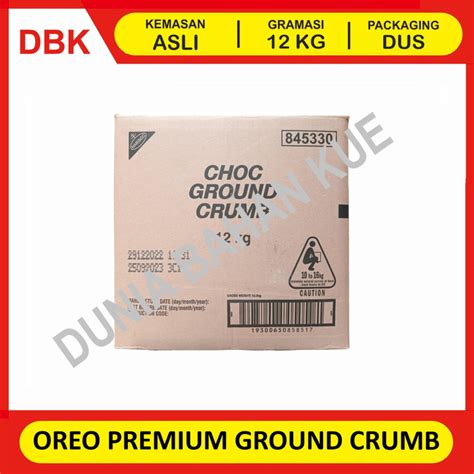 Jual OREO PREMIUM CHOCOLATE GROUND CRUMB OREO HALUS 1 DUS 12 KG Kab