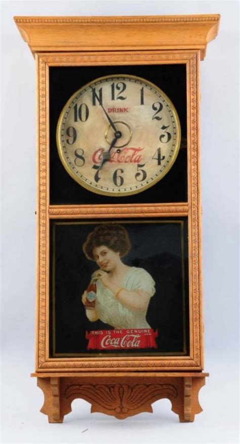 Decal For 1910 Coca Cola Gilbert Clock Value And Price Guide