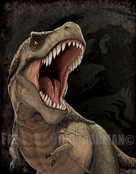 A More Realistic Version Of The Jurassic Parkjurassic World T Rex By Fredthedinosaurman