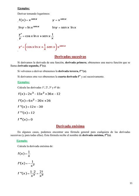 Calculo De Derivadas Pdf Descarga Gratuita