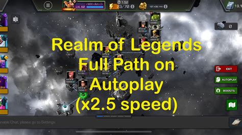 Mcoc Full Path Realm Of Legends Rol Autofight Autofarming While At Work X25 Speed Youtube