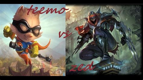 Teemo Vs Zed En Mid YouTube