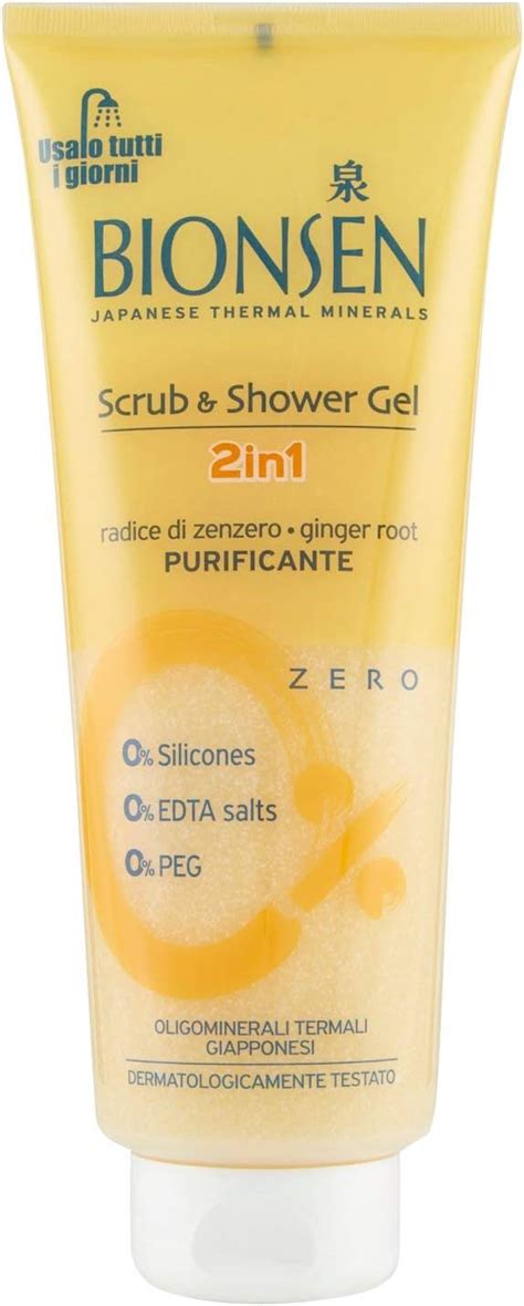 Bionsen Scrubs E Shower Gel Purificante Linea 0 Con Microgranuli Di