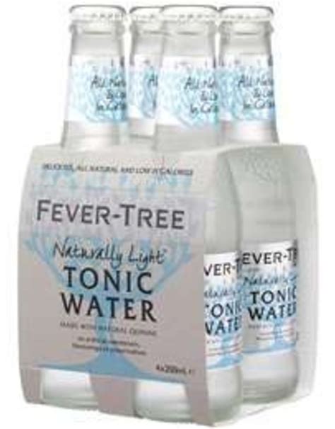 Fever Tree Natural Light Tonic Water 4 Pack 200 Ml Noe Valley Wine