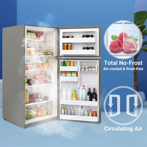 Mua SMETA 18 Cu. Ft Refrigerator Fridge with Freezer Top, Stainless