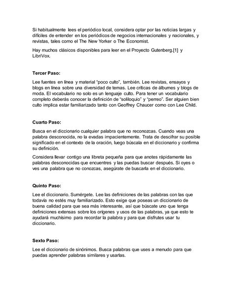 C Mo Aumentar Tu Vocabulario En Siete Pasos Pdf