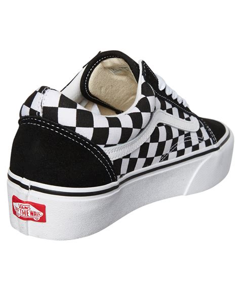 Vans Old Skool Platform Womens Sneaker Black True White Surfstitch