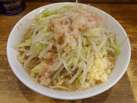 『小ラーメン（750円）ヤサイニンニクアブラ』ラーメン二郎 前橋千代田町店のレビュー ラーメンデータベース