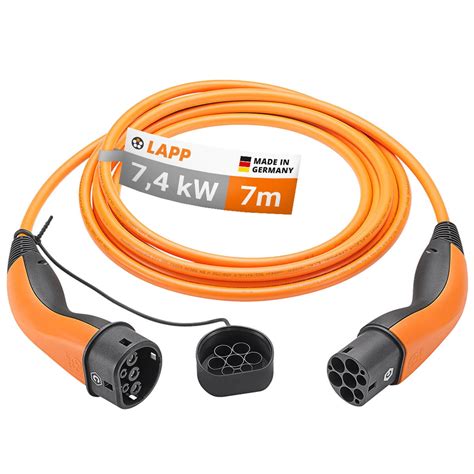 Lapp Ev Charge Cable Type Kw P A M Orange Co