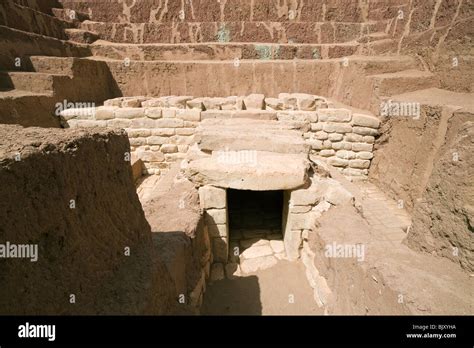 Entrance To The Burial Chamber In The Mud Brick Mastaba Of Governor