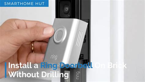 How To Install a Ring Doorbell On Brick Without Drilling - ApkHumPro