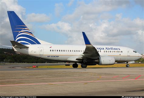 HP 1524CMP Copa Airlines Boeing 737 7V3 WL Photo By Cesar Novaes THE