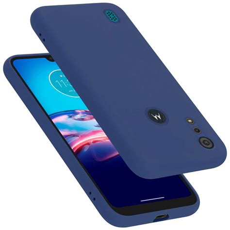 Motorola MOTO E6s 2020 Skal Fodral Case Blå Elgiganten