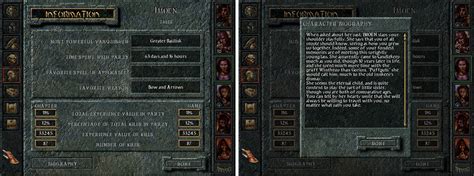 Best Crpgs Baldur S Gate User Interface Ui