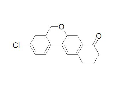 3 Chloro 10 11 dihydro 5H benzo d naphtho 2 3 b pyran 8 9H one 上海瑞一