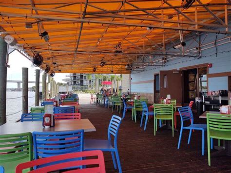 River Deck Tiki Bar And Restaurant Great Food In New Smyrna Beach