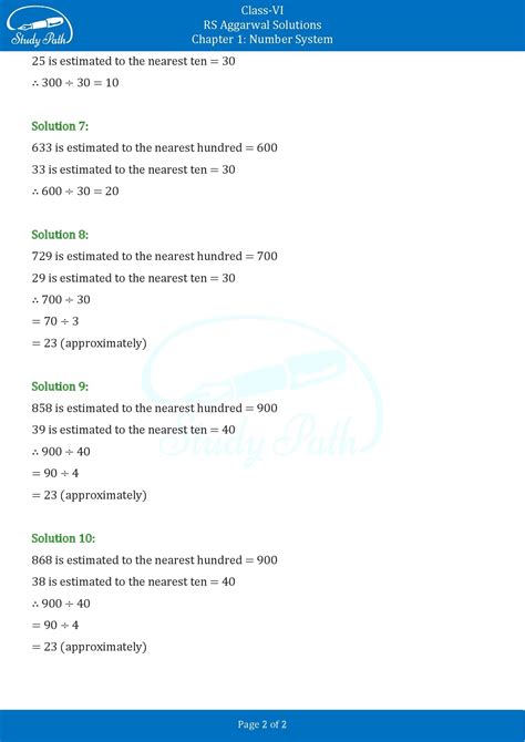 Rs Aggarwal Class Solutions Exercise F Chapter Number System