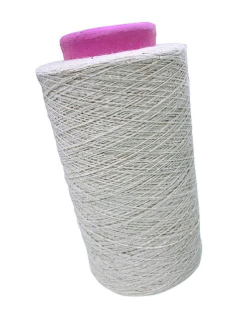 White Ring Spun 5 Count Double Ply Dyed Cotton Yarn For Weaving At Rs