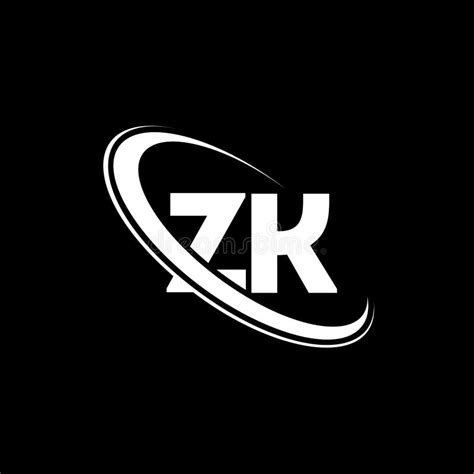 Logo De Zk Diseño Z K Letra Blanca Zk Diseño Del Logotipo De La Letra K De Zk Z Letra Inicial