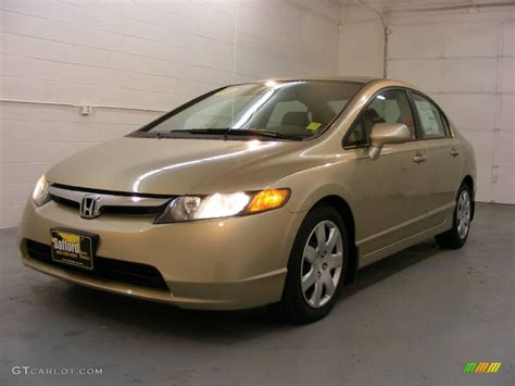 2007 Borrego Beige Metallic Honda Civic Ex Sedan 24329673 Gtcarlot