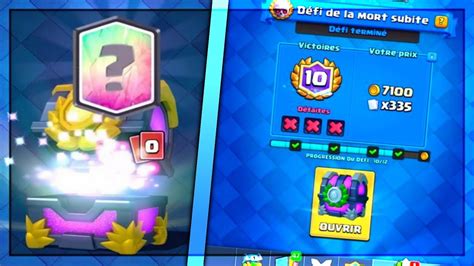 Clash Royale Pack Opening Dun Coffre De DÉfi 10 Victoires Youtube