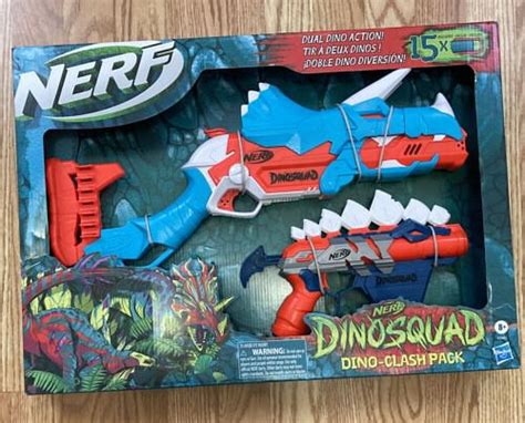 New Nerf DinoSquad Dino-Clash Pack Dual Dino Action | Ubuy India