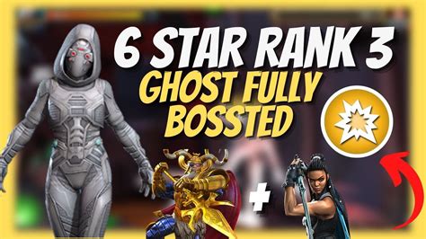 Mcoc 6 Star Rank 3 Ghost Fully Bossted With Synergies And Suicides Gameplay Ghost Mcoc