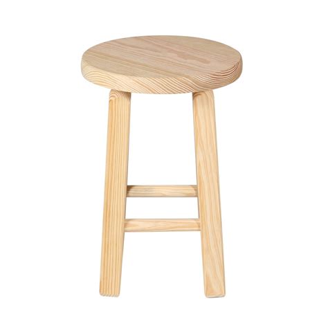 Tabouret Rond X X Cm En Pin Naturel Beaufort Maison Et Styles