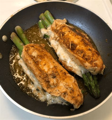 Asparagus Stuffed Chicken - the kind of cook recipe