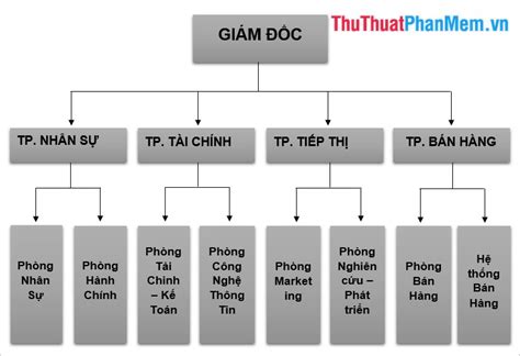 Hướng Dẫn Cách Vẽ Sơ đồ Cấu Trúc Tổ Chức Trong Word