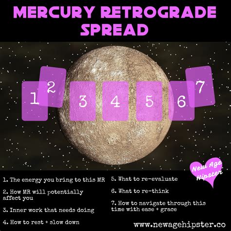 New Mercury Retrograde Tarot Spread New Age Hipster