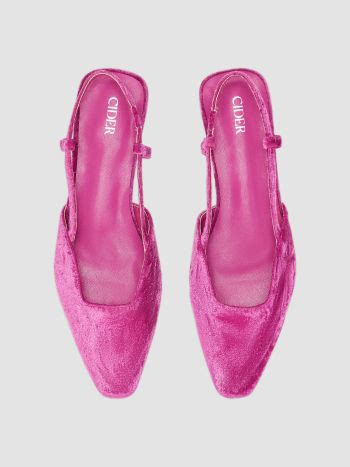 Velvet Pointed Toe Flats For Daily Casual Date Vacation