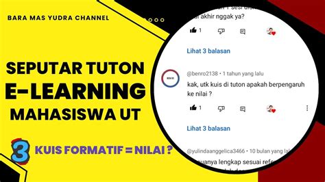 Kuis Tes Formatif Tuton Apakah Punya Pengaruh Pada Nilai Akhir Mata