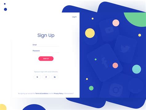 Simple Signup Page 🔑 Signup Sign Up Page Sign Design