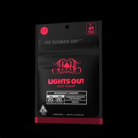 Lights Out Cbn Sleep Gummies Heavy Hitters Indica