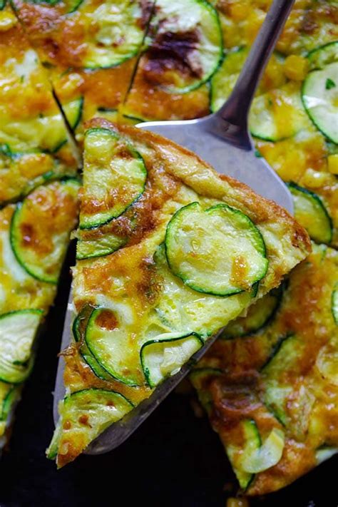 Zucchini Frittata Easy Delicious Recipes