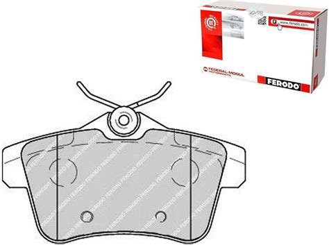 Klocki Hamulcowe Ferodo Komplet Klock W Hamulcowych Pad