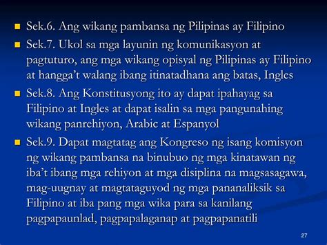 Pag Unlad Ng Wikang Pambansa Sanhi At Bunga Kaugalian Pambansa