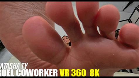 Natasha Ty My Cruel Giantess Coworker VR 360 Bratty Foot Girls