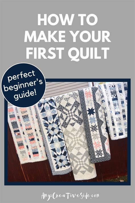 How To Make Your First Quilt Amys Creative Side In 2021 Basic