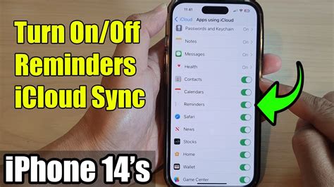 IPhone 14 14 Pro Max How To Turn On Off Reminders ICloud Sync YouTube