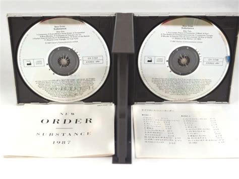 〇c928 帯付き Cd サブスタンス ニュー オーダー 2枚組 税表記なし 旧規格 New Order Substance 1987