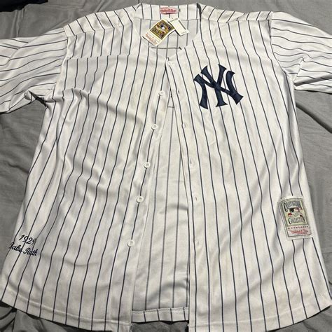 Vintage Cooperstown Collection Mlb New York Yankees Babe Ruth Jersey