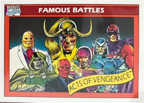 Acts of Vengeance #105 Prices | Marvel 1990 Universe | Marvel Cards