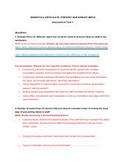 Bsbcrt Task Guidelines Pdf Bsbcrt Articulate Present And