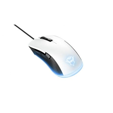 Trust Gxt Ybar Rgb Gaming Mouse White Digit Bg