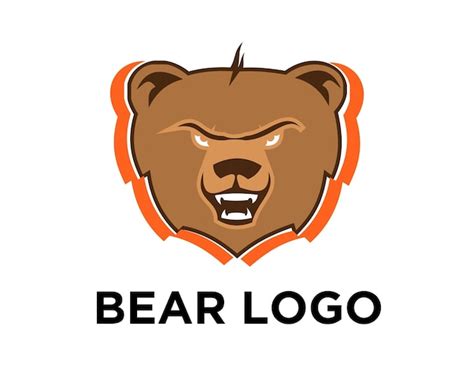 Logotipo Del Oso Vector Premium