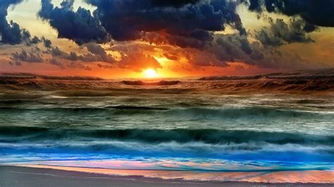 Sunrise Through Clouds HD desktop wallpaper : Widescreen : High ...