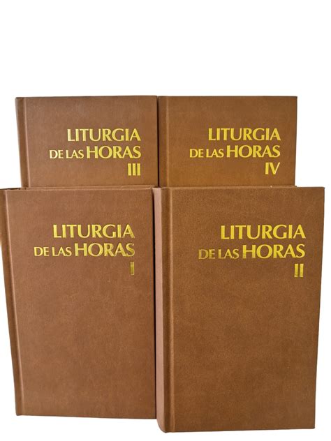 Liturgia De Las Horas Tomos San Pedro Bookstore